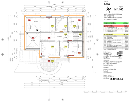Nacrt iz dokumentacije za ozakonjenje
