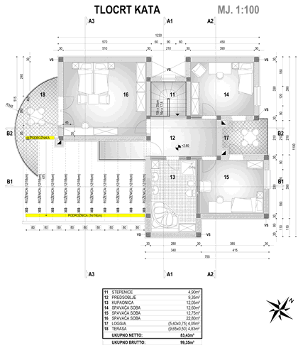 Nacrt iz glavnog projekta